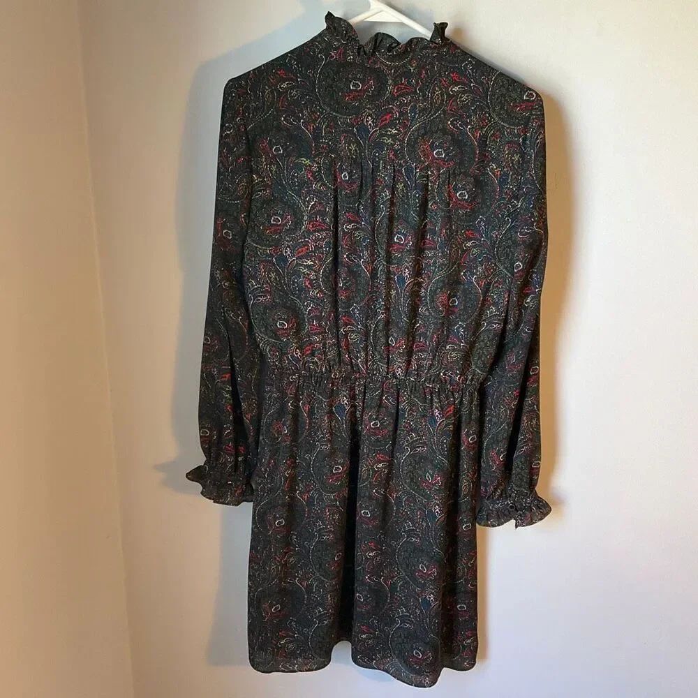 Isaac Mizrahi NY Paisley Ruffle Prairie Dress, XS. Cottagecore - Picture 13 of 14
